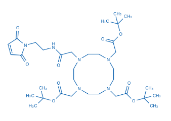 Maleimido-mono-amide-DOTA-tris (t-Bu ester)；1613382-10-7