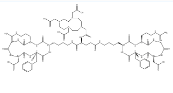 DOTA-Glu[cyclo(Arg-Gly-Asp-D-Phe-Lys)]2，250612-06-7