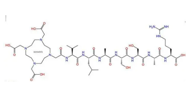 DOTA-Val-Leu-Ala-Ser-Ser-Ala-Arg-COOH 