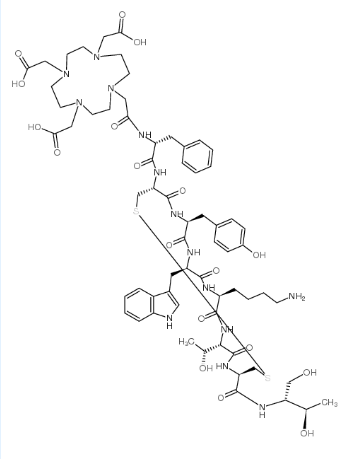 DOTA-(Tyr3)-Octreotide acetate salt；依多曲肽