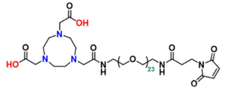 NOTA-CONH-PEG23-NH-CO-CH2-CH2-Mal  