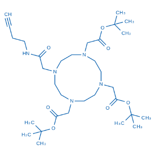 Butyne-DOTA-tris(t-butyl ester)，丁炔基-DOTA-三叔丁酯