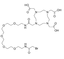 cas:2353410-19-0 Bromoacetamido-PEG5-DOTA 基于NOTADOTA定制和偶联
