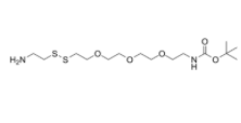 Amino-ethyl-SS-PEG3-NHBoc  