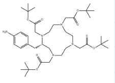 p-NH2-Bn-DOTA-tetra(t-Bu ester)  cas:446061-19-4 p-NH2-Bn-DOTA-四叔丁酯