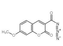 7-甲氧基香豆素-3-羰基叠氮化物	 