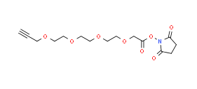 Propargyl-PEG4-CH2CO2-NHS，cas:2144777-76-2，炔丙基-聚乙二醇4-琥珀酰亚胺碳酸酯