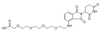 Pomalidomide-PEG4-CH2COOH，cas:2097938-44-6