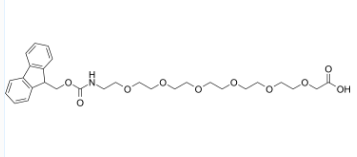 FMOC酰胺-六聚乙二醇-乙酸，437655-96-4，F(xiàn)moc-NH-PEG6-CH2COOH