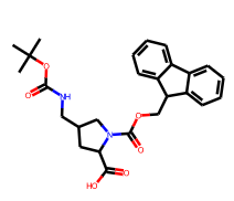 Fmoc-Pro(4-CH2NH-Boc)-OH (2S,4S)  