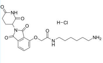 Thalidomide-O-amido-C6-NH2 hydrochloride，2376990-31-5