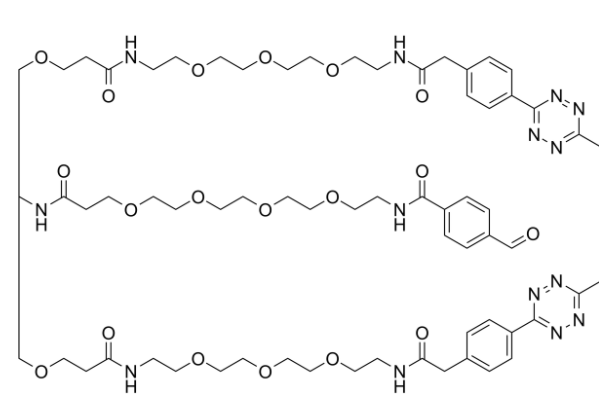 Ald-Ph-PEG4-bis-PEG3-methyltetrazine  