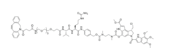 DBCO-PEG4-VC-PAB-DMAE-Duocarmycin SA 