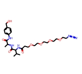 2529982-76-9，Azido-PEG4-Val-Ala-PAB，叠氮-四聚乙二醇-VAL-ALA-PAB