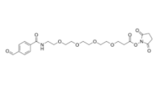 Ald-Ph-amido-PEG4-C2-NHS ester 