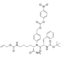 Boc-Phe-(Alloc)Lys-PAB-PNP 