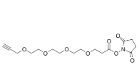 cas:1428629-70-2，Propargyl-PEG4-NHS ester，丙炔基-三聚乙二醇-丙烯酸琥珀酰亚胺酯