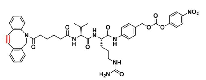 DBCO-C4-Val-Cit-PABC-PNP 