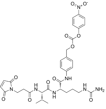 马来酰亚胺-缬氨酸-瓜氨酸-PAB-PNP酯 ， Mal-Val-Cit-PAB-PNP