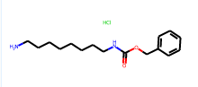 Z-NH-(CH2)8-NH2·HCl   ； N1-叔苄氧羰基-1，8-二氨基辛烷盐酸盐