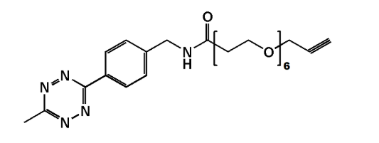 Methyltetrazine-CH2NHCO-PEG6-CH2-C≡CH   