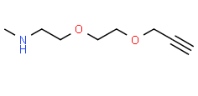 Propargyl-PEG2-methylamine，1835759-76-6，ADC试剂