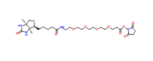 (+)-Biotin-PEG4-NHS Ester，(+)-生物素-四聚乙二醇-N-羟基琥珀酰亚胺酯