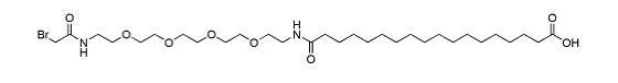 18-(Bromoacetamido-PEG4-ethylcarbamoyl)heptadecanoic acid