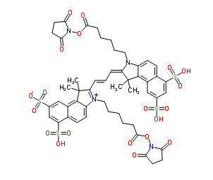 Cy3.5 DiSE(tetra SO3)，687626-25-1，齐岳生物