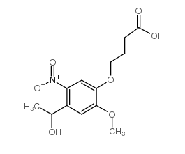 175281-76-2 ,  4-[4-(1-羟乙基)-2-甲氧基-5-硝基苯氧基]丁酸