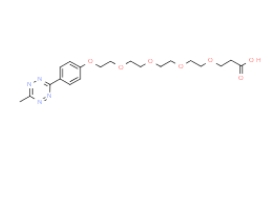 四嗪系列；Methyltetrazine-PEG4-COOH，CAS：1802907-91-0