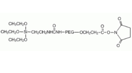Silane-PEG-NHS，硅烷-PEG-N-羟基琥珀酰亚胺