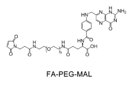 FA-PEG-MA，叶酸-聚乙二醇-马来酰亚胺