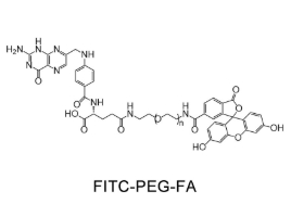 FITC-PEG-FA，荧光素-聚乙二醇-叶酸