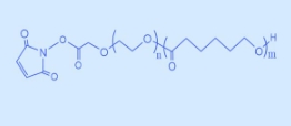 PCL-PEG-NHS，NHS-PEG-PCL，聚己内酯-聚乙二醇-活化脂，三嵌段共聚物