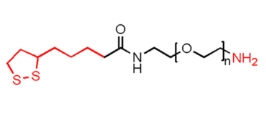 LA-PEG-NH2，Thioctic acid-PEG-NH2，硫辛酸-聚乙二醇-氨基