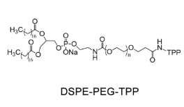DSPE-PEG-TPP，磷酸三苯酯聚乙二醇磷脂，具有生物相容性和稳定性