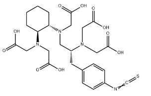 p-SCN-Bn-CHX-A-DTPA，二乙三胺五乙酸DTPA，可用于金属离子结合