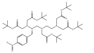 p-NH2-Bn-DTPA-penta (t-Bu ester)，能与金属离子形成稳定配合物