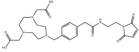 NOTA-Bn-Mal，NOTA-Bn-马来酰亚胺，双功能大环配体功能化