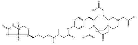 DOTA-p-NH2-Bn-biotin，生物素标记，化学合成，CAS号180978-54-5