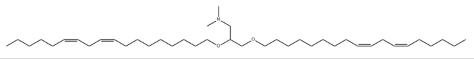 DLinDMA ，高效可离子化阳离子脂质，具有优异的脂质自组装能力