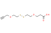 Propargyl-PEG1-SS-PEG1-acid 