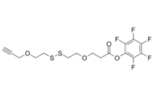 Propargyl-PEG1-SS-PEG1-PFP ester 