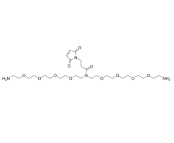 N-Mal-N-bis(PEG4-amine)	 