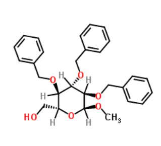 甲基-2,3,4-三-O-苄基-alpha-D-吡喃葡萄糖苷	 