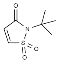 CAS号：119639-24-6，2-(叔丁基)异噻唑-3(2H)-酮，1，1-二氧化物