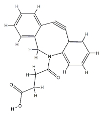 CAS号：1353016-70-2，DBCO-acid，二苯基环辛炔-羧酸
