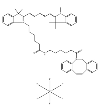 Cyanine5-C6-DBCO，CAS号：2360411-64-7，CY5-C6-二苯并环辛炔