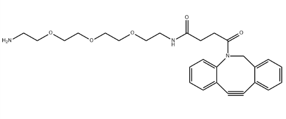 DBCO-PEG3-amine，CAS号：2093409-57-3，二苯并环辛炔-三聚乙二醇-氨基.png